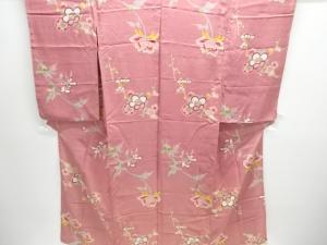 アンティーク　枝梅模様着物